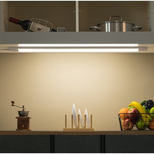 Slim LED Light Under Cabinet Kitchen Lighting 40 Watt 6700K Daylight 50,000 Hour Lifetime, 47 Inch